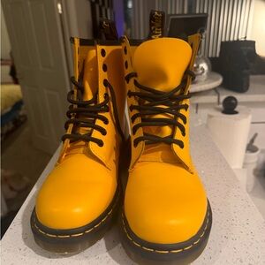 Yellow Dr Martens